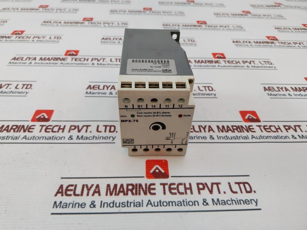 Digimec Mpx-75 Fault Relay And Phase Sequence 440V/ 50-60 Hz