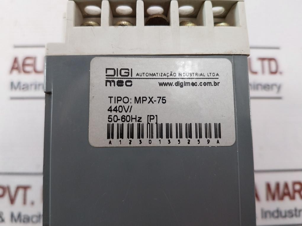 Digimec Mpx-75 Fault Relay And Phase Sequence 440V/ 50-60 Hz