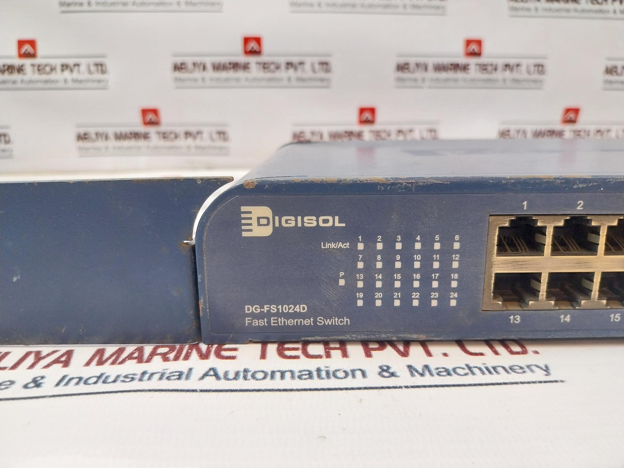 Digisol Dg-fs1024D Fast Ethernet Switch 100-240Vac