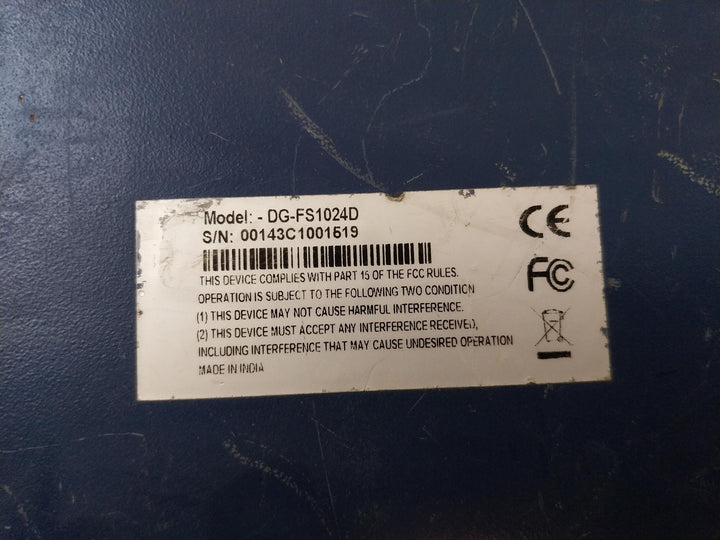 Digisol Dg-fs1024D Fast Ethernet Switch 100-240Vac
