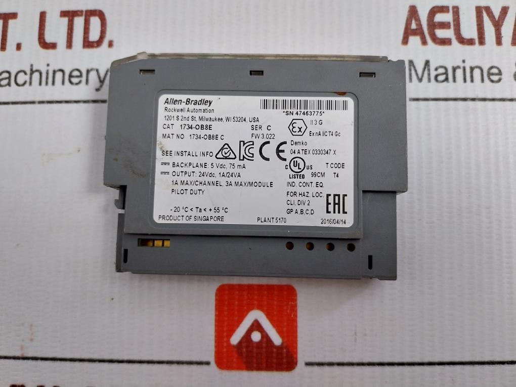 Digital-I-O-Module-24-Vdc-Ser-C-Allen-bradley-1734-ob8E-208913-6