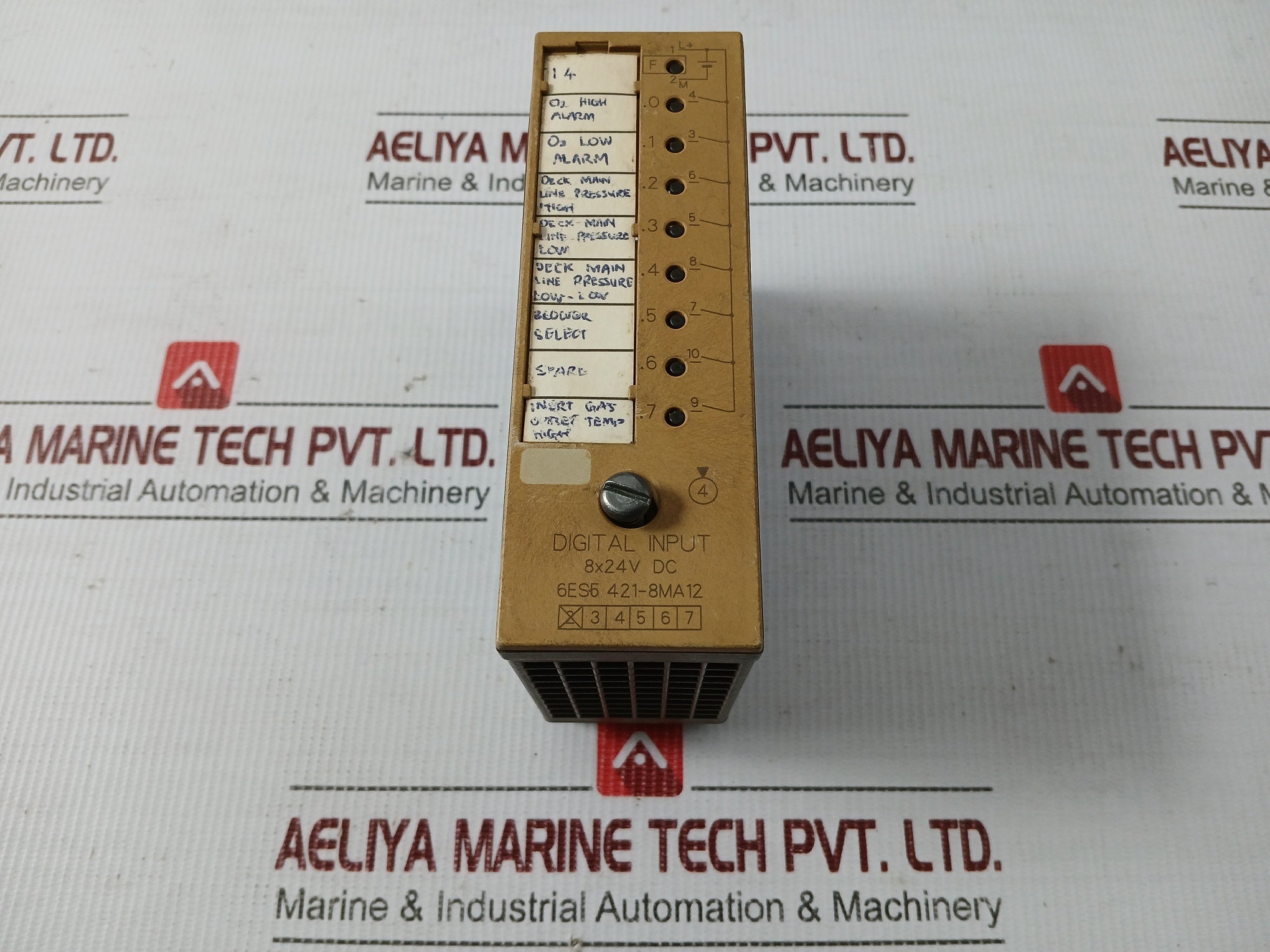 Digital-Input-Module-8x24v-Dc-6es5-421-8ma12-Siemens-Simatic-S5-1