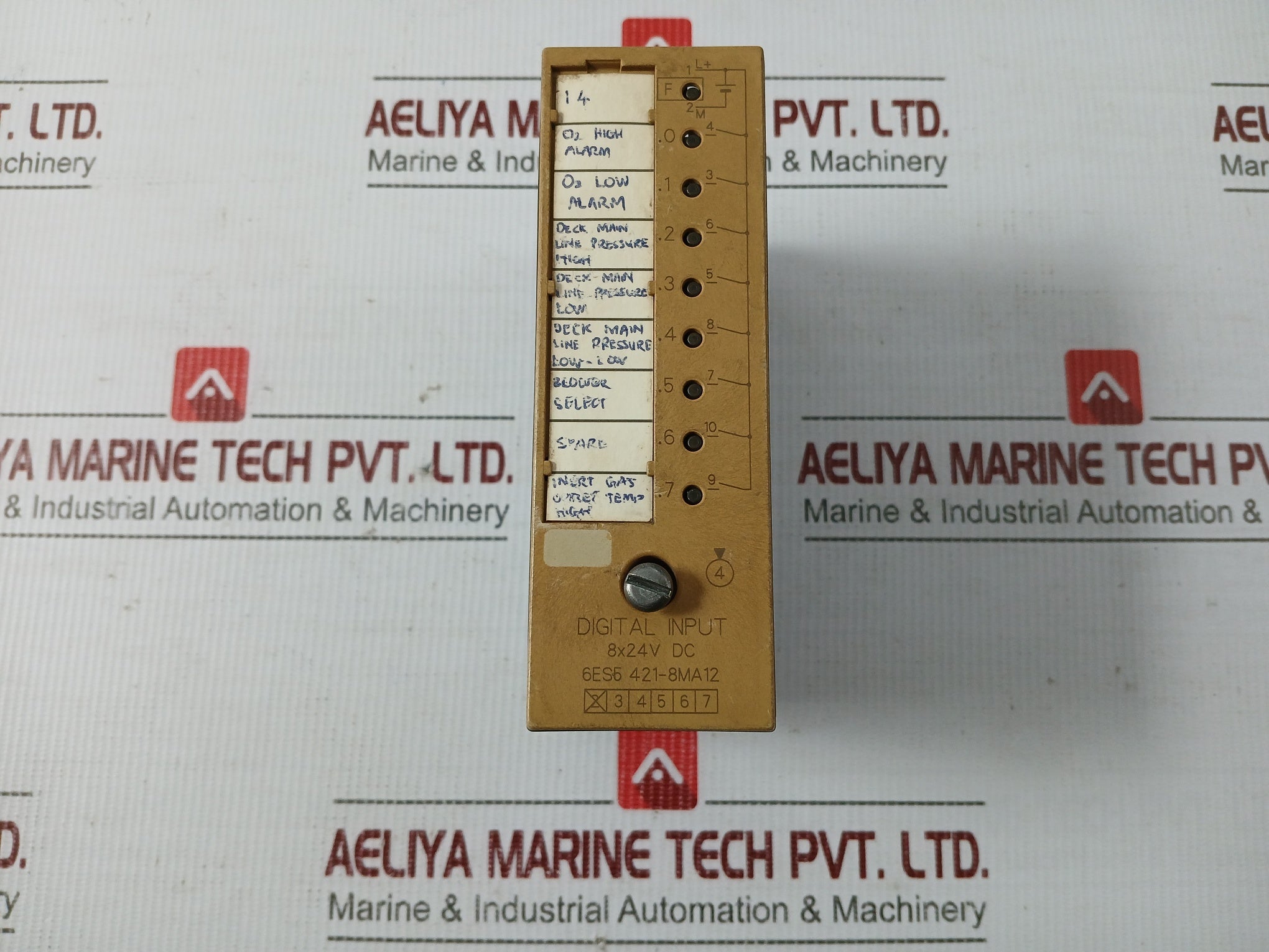 Digital-Input-Module-8x24v-Dc-6es5-421-8ma12-Siemens-Simatic-S5-2