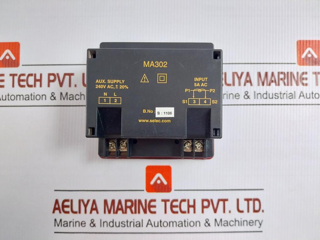 Digital Ammeter 5A Selec Ma302