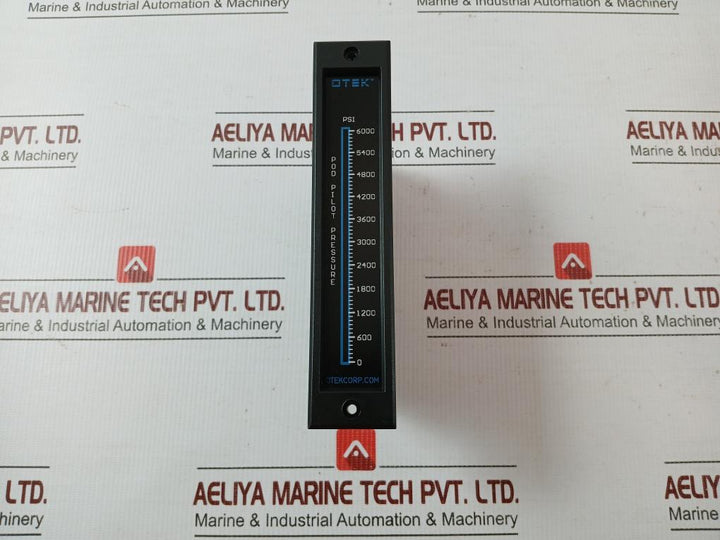 Digital Bar Graph Display 0-6000 Psi Otek Hi-q101-c008-d6