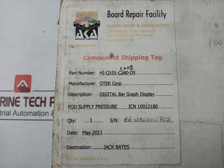 Digital Bar Graph Display Hi-q101-c008-d5 Otek