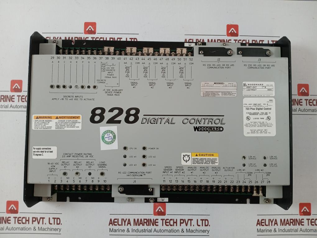 Digital Control Unit 9907-247 828 Woodward Rev-b