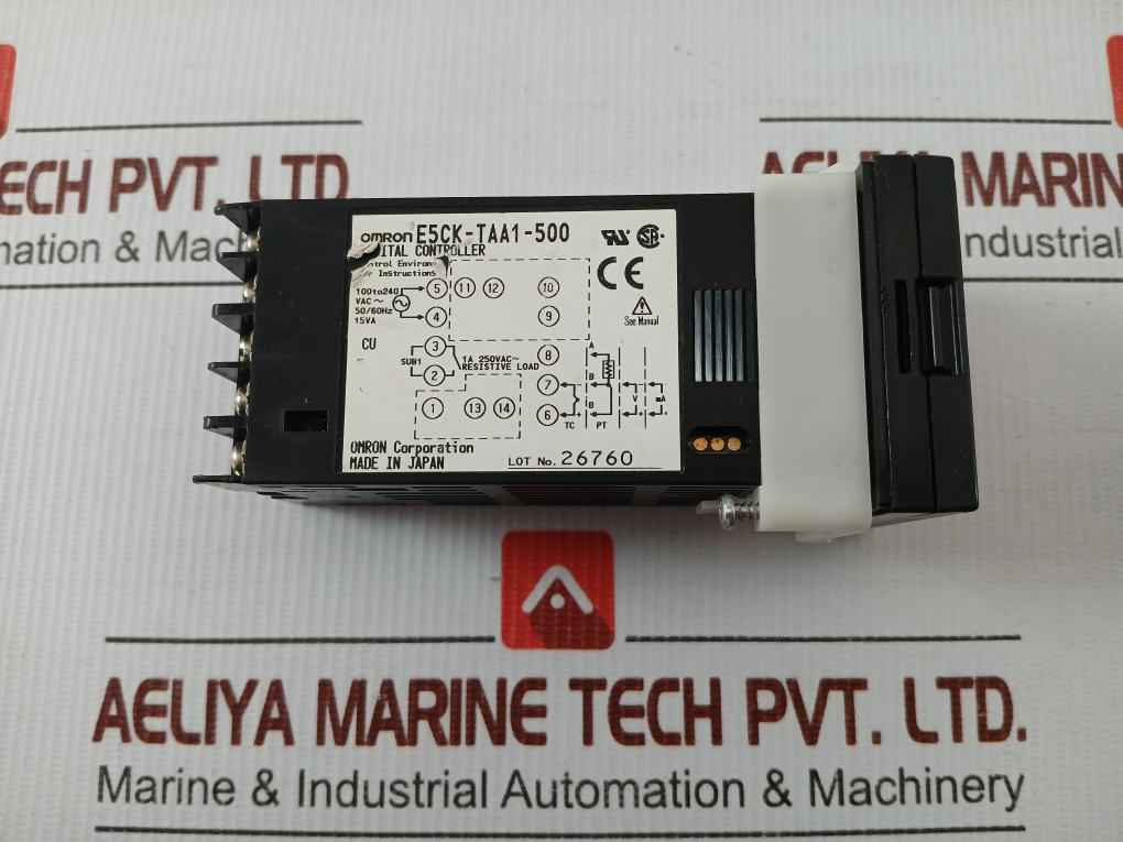 Digital Controller 100 To 240Vac-50/60Hz Omron E5Ck-taa1-500