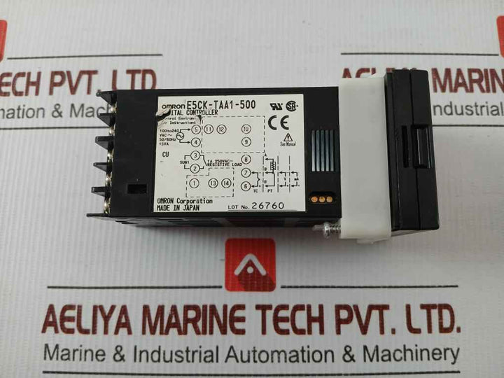 Digital Controller 100 To 240Vac-50/60Hz Omron E5Ck-taa1-500