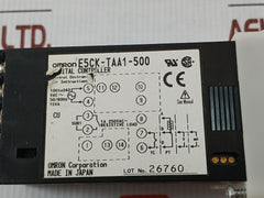 Digital Controller 100 To 240Vac-50/60Hz Omron E5Ck-taa1-500