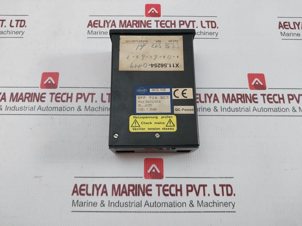 Digital Display Tachometer Jaquet Dff 916 Dc3