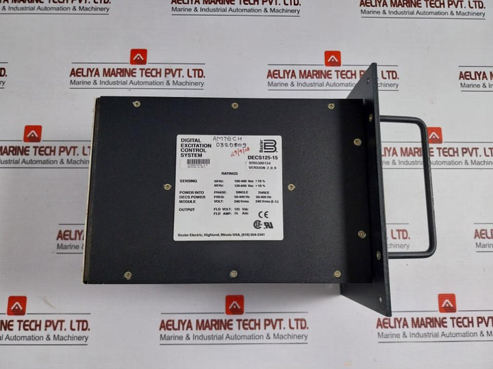 Digital Excitation Control System Decs125-15-b2C1 Basler Electric Ver 2.0.9