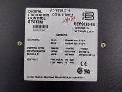 Digital Excitation Control System Decs125-15-b2C1 Basler Electric Ver 2.0.9