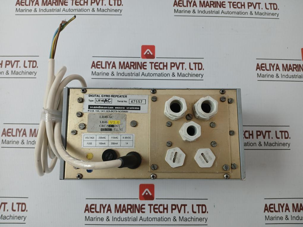 Digital Gyro Repeater Lr 40-ac Scandinavian Micro Systems 220Vac 110Vac 9-36Vdc