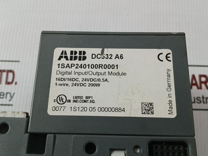Digital Input/Output Module Dc532 A6 Abb 24Vdc