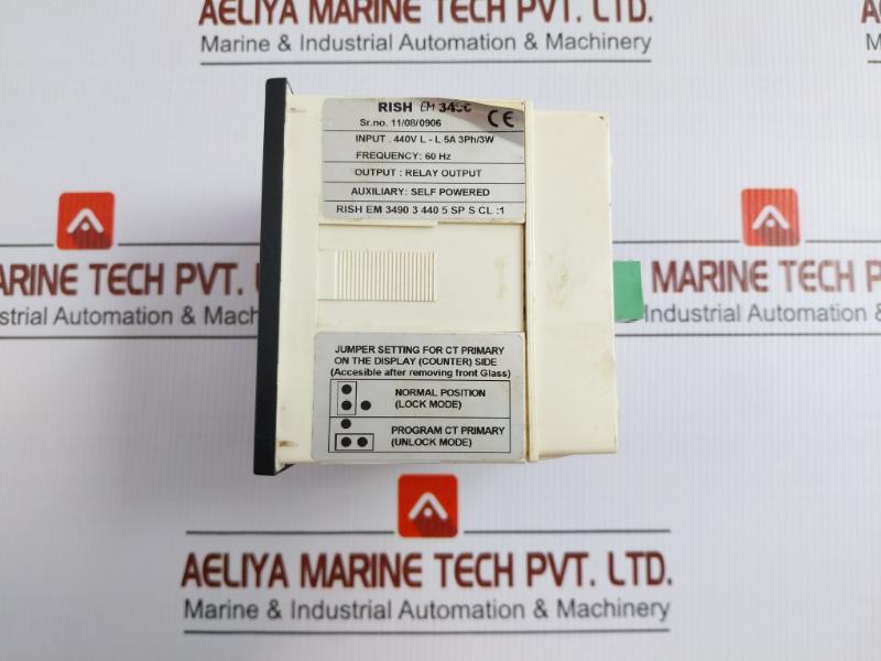 Digital Metering System 60 Hz Rishabh Rish Em 3490