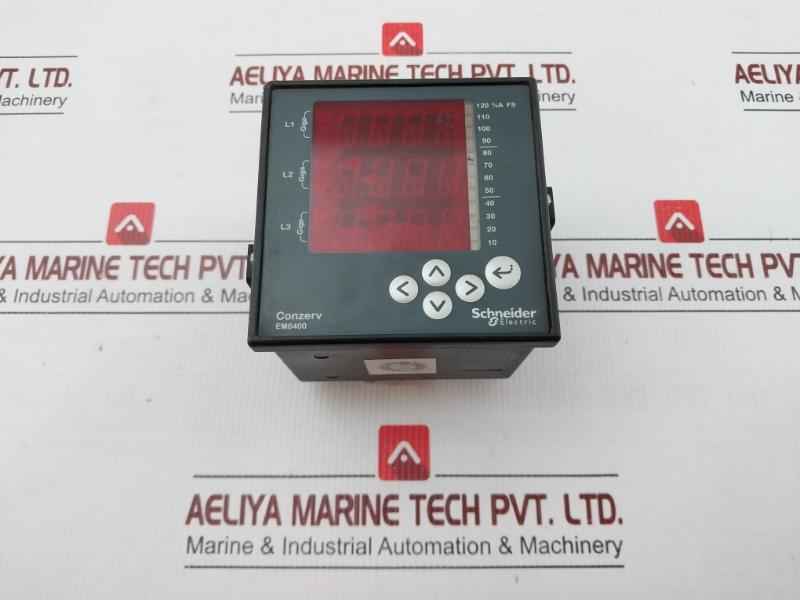Digital Multifunction Meter 44-300V/50-60Hz Schneider Electric Em6400