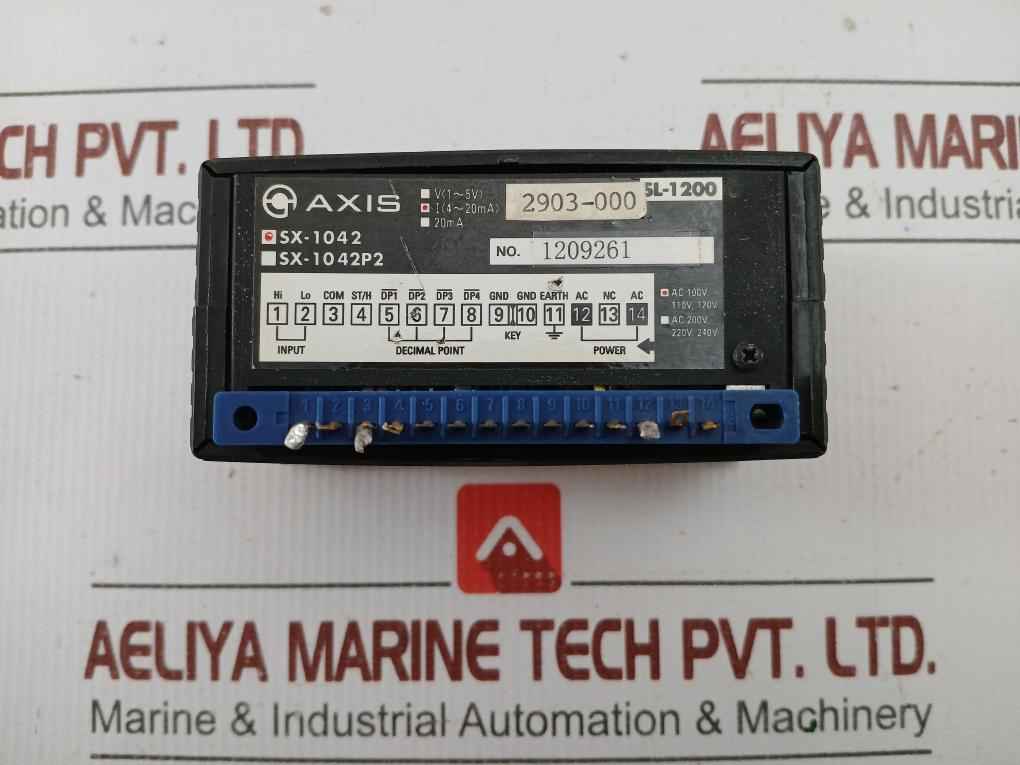Digital Panel Meter Sx-1042 Axis