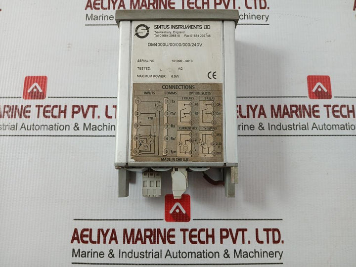 Digital Process Indicator Dm4000U/00/00/000/240V Status Instruments