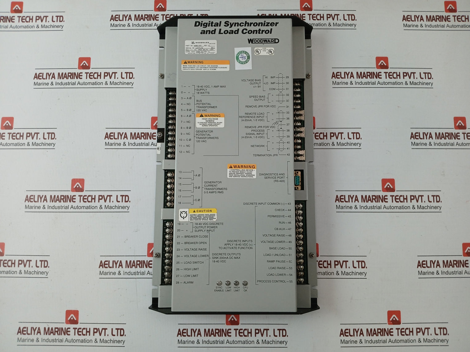 Digital Synchronizer And Load Control 9905-797 Woodward 18-40Vdc/18W