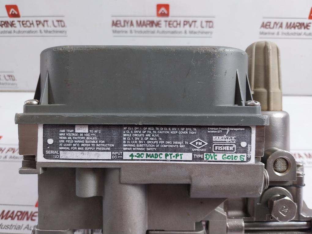Digital Valve Positioner 30Vdc 250 Psi Fisher Dvc 6010 S