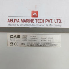 Digital Weighing Indicator 220V/60 Hz Cas Nt-301A