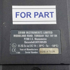 Digitron P200Ul.Is Manometer Baseefa03Atex0599 (Not Working)