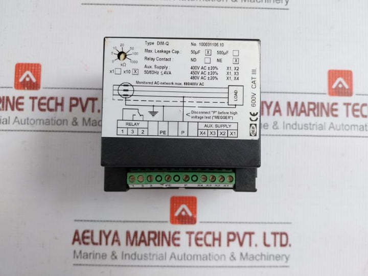 Dim-q Deif Insulation Monitor 690/400V Ac 50/60Hz 4Va