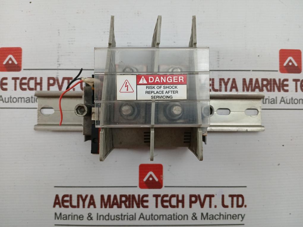 Din Rail Mounted Stud Terminal Block Assy Brand Weidmuller Wtw Wf10-8 Rev 04