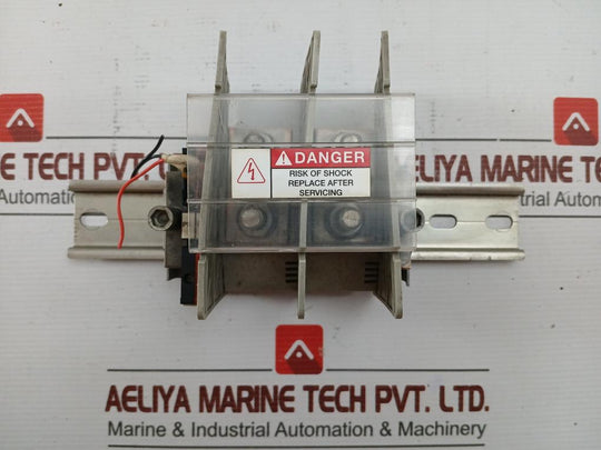 Din Rail Mounted Stud Terminal Block Assy Brand Weidmuller Wtw Wf10-8 Rev 04