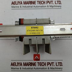 Din Rail Mounted Stud Terminal Block Assy Brand Weidmuller Wtw Wf10-8 Rev 04