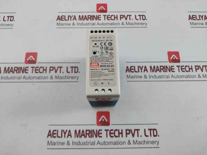 Din Rail Power Supply Mdr-60-24 Mean Well Enterprises