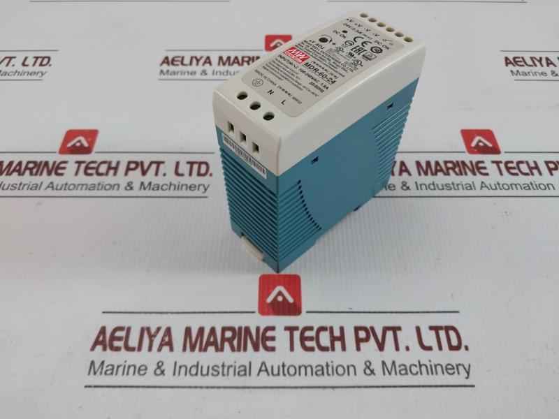 Din Rail Power Supply Mdr-60-24 Mean Well Enterprises
