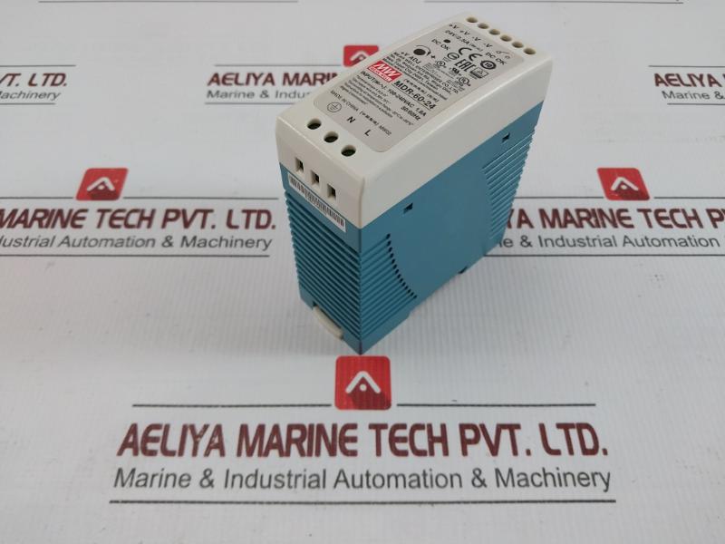 Din Rail Power Supply Mdr-60-24 Mean Well Enterprises