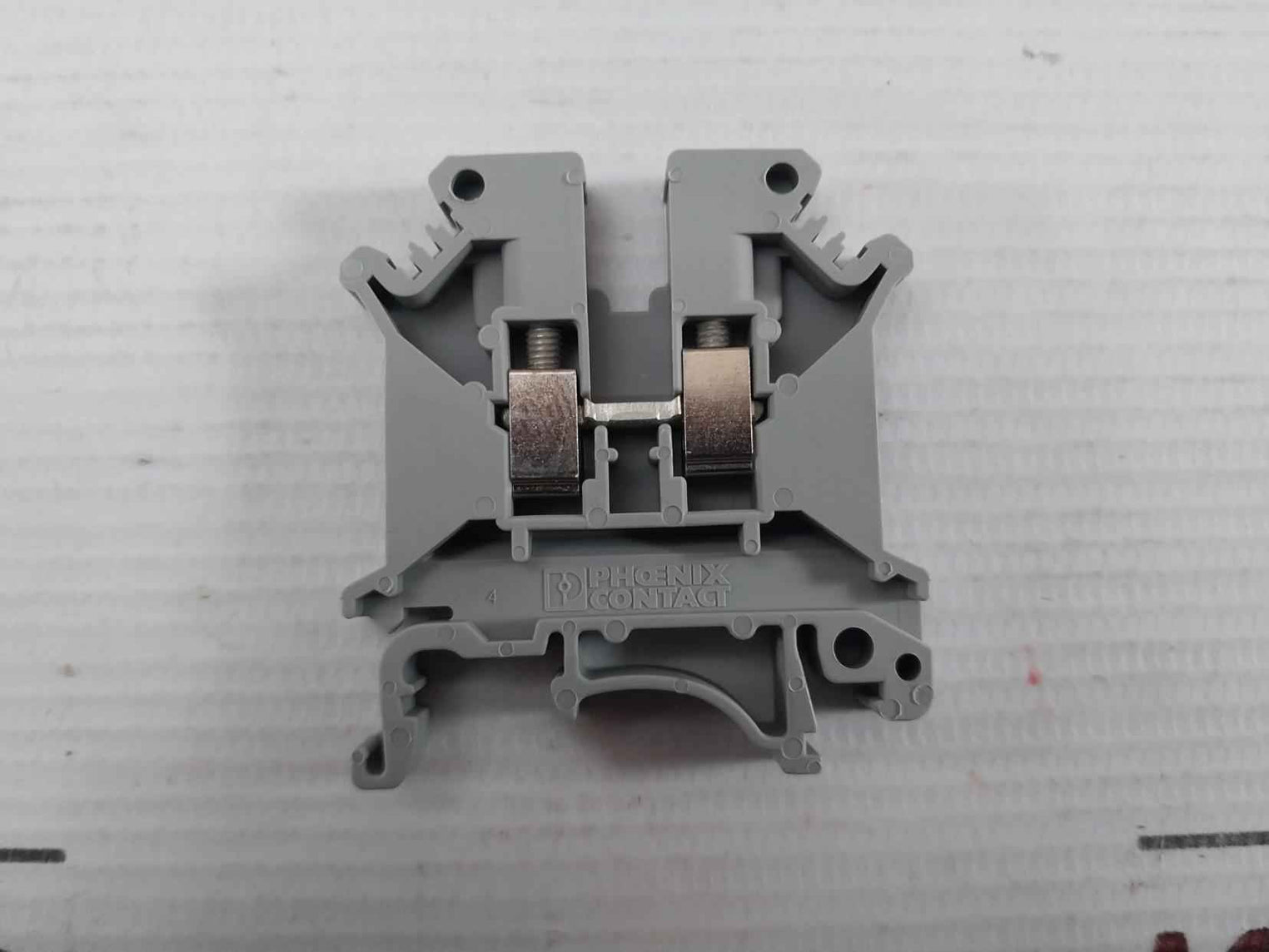 Din Rail Terminal Block Uk5N Phoenix Contact 600V 30A Max (1 Box=50Pcs)