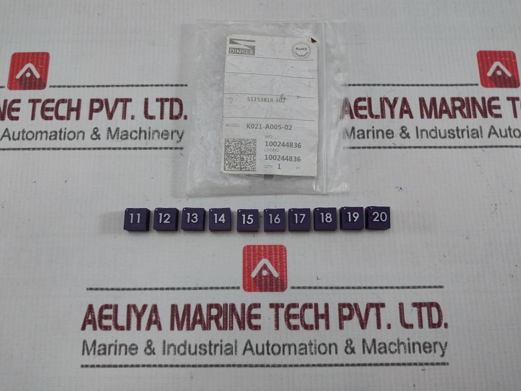 Dinkle K021-a005-02 Jumper Termination Hardware 51153818-102