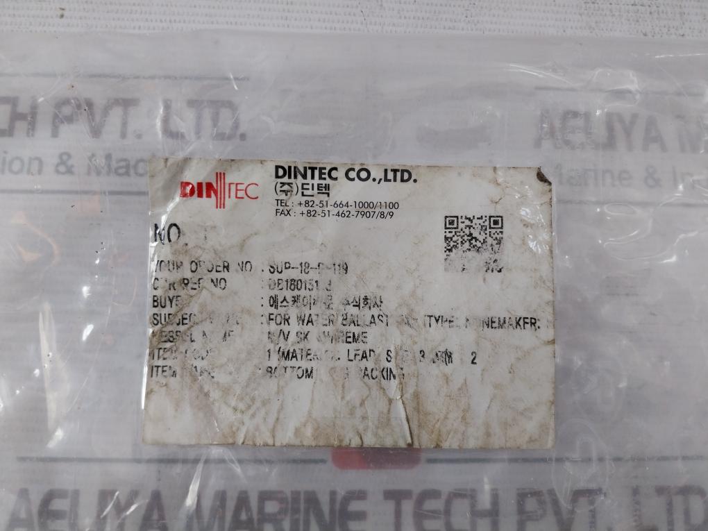Dintec 316L Piston Accessory For Water Ballast