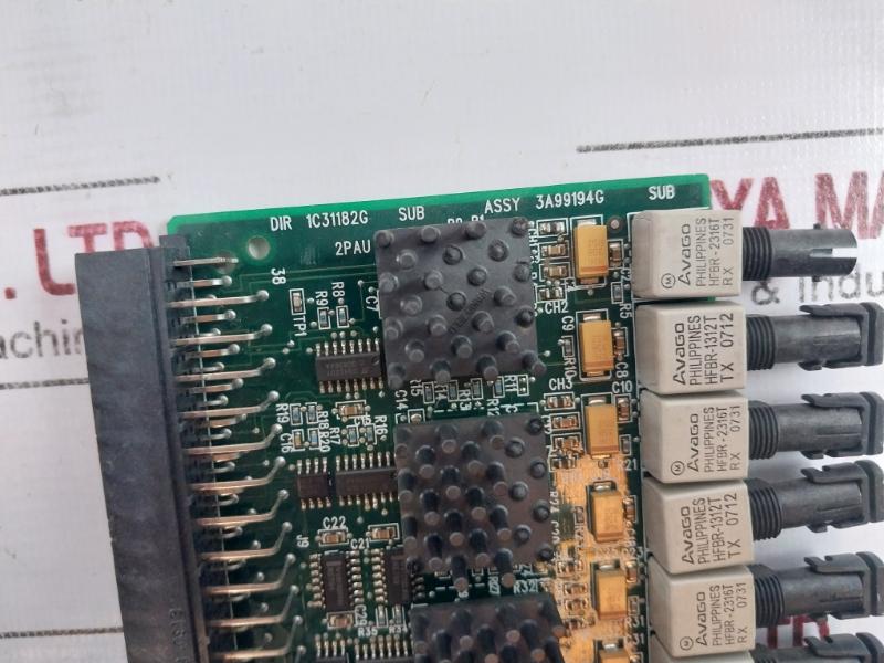 Dir 1c31182g 3a99194g Multi?channel Fiber Communication Board 1c31182g04 Rev: 08