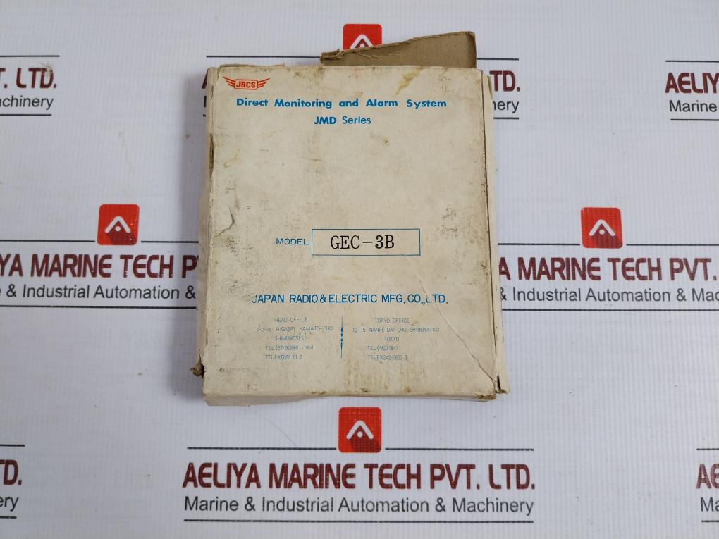 Direct Monitoring And Alarm System Jrcs Gec-3B