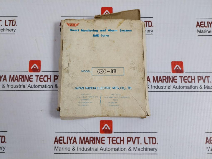 Direct Monitoring And Alarm System Jrcs Gec-3B