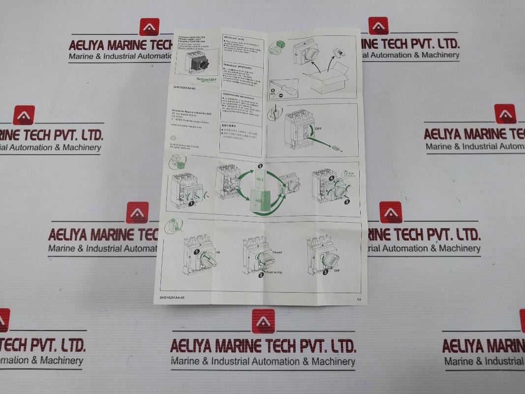 Direct Standard Rotary Handle Part No. Lv429337E Schneider Electric