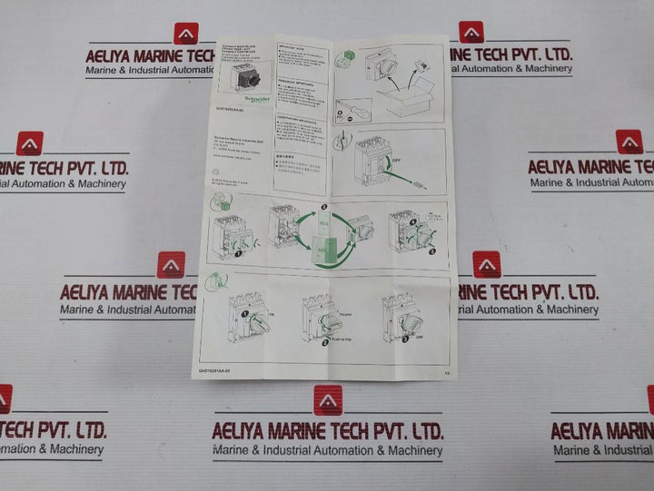 Direct Standard Rotary Handle Part No. Lv429337E Schneider Electric