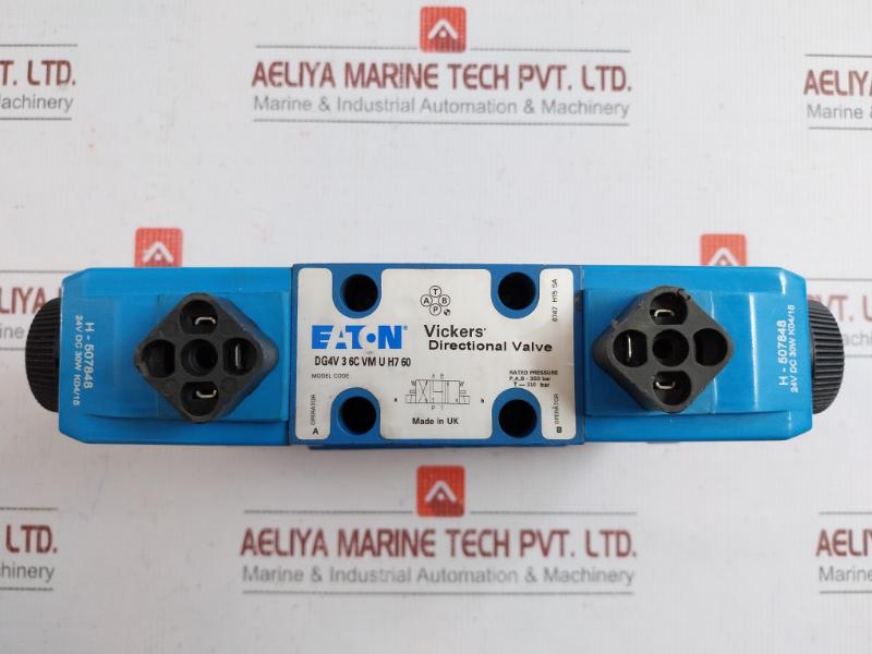Directional Control Valve 24Vdc 30W Vickers Dg4V 3 6C Vm U H7 60