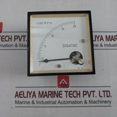 Disatac 0-20 X 1000 Rpm Tachometer