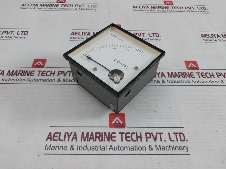 Disatac 0-20 X 1000 Rpm Tachometer