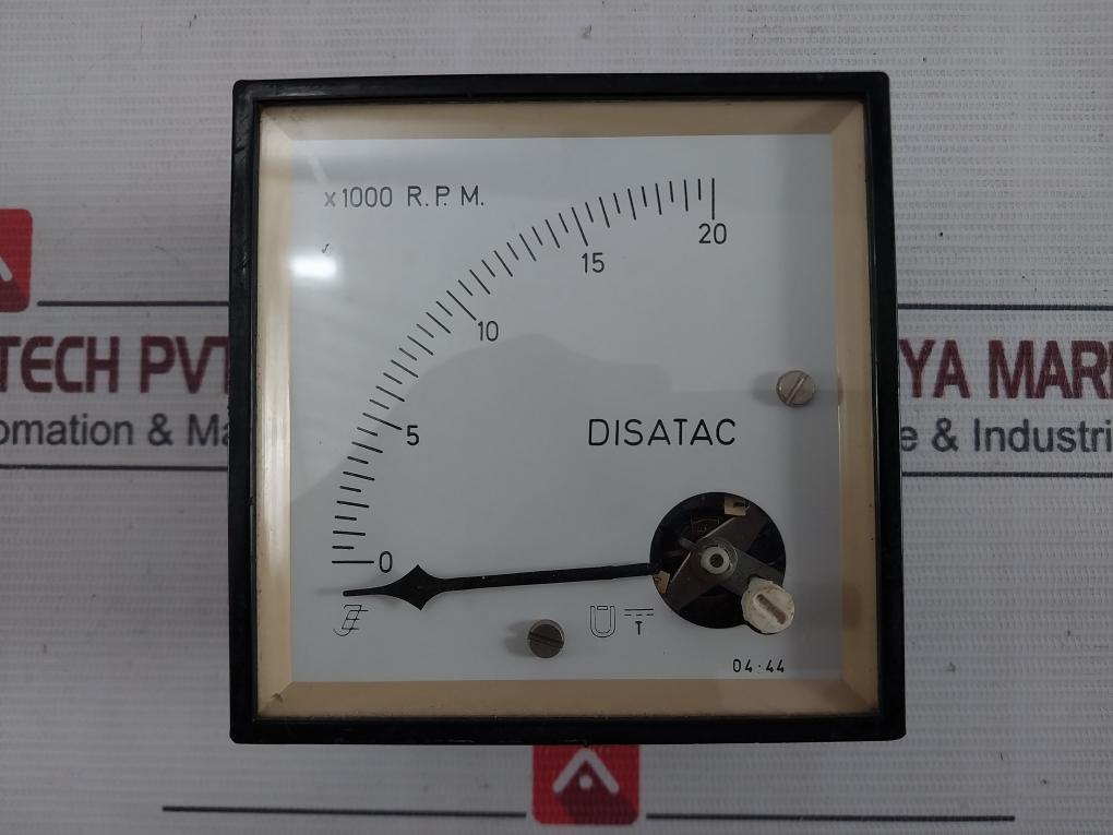 Disatac 0-20 X 1000 Rpm Tachometer