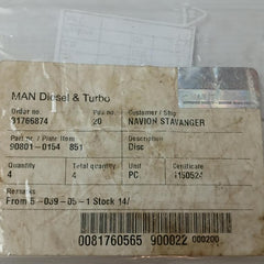 Disc 90801-0154 851 Man Diesel & Turbo