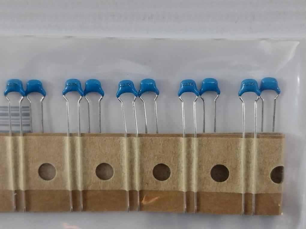 Disc Ceramic Capacitor 50V 653-0131 22Nf X7R (1Pack = 25Pcs)