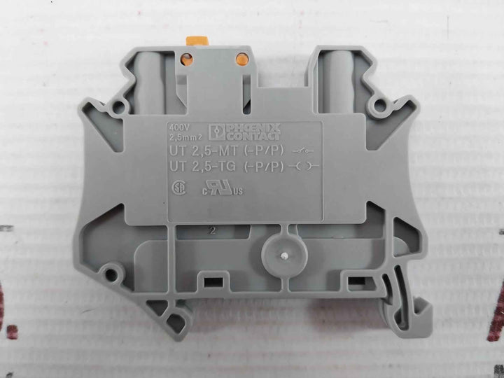 Disconnect Terminal Block 300V 20A Max Phoenix Contact Ut 2,5-mt (1Box = 50Pcs)