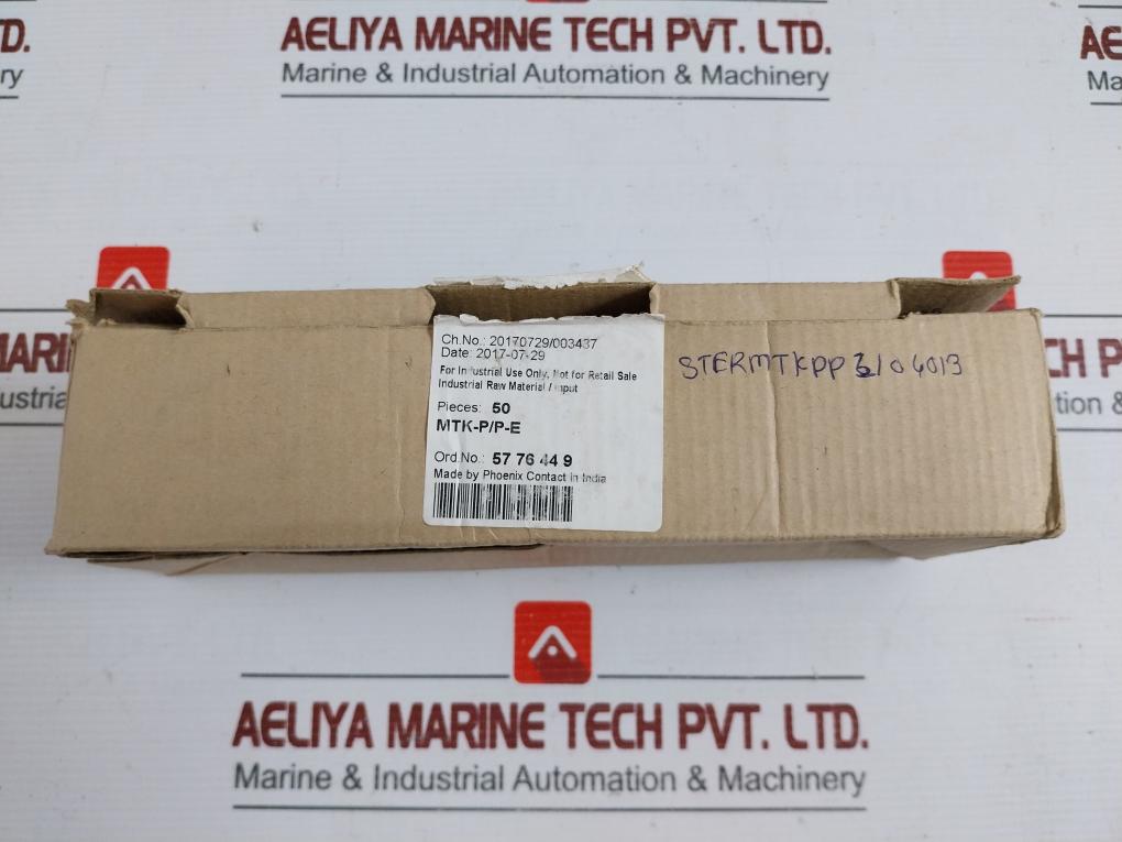 Disconnect Terminal Block Mtk-p/P-e Phoenix Contact (1Box = 50Pcs)